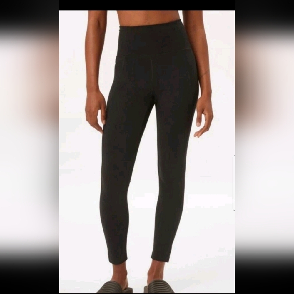 Girlfriend Collective Womens Black Compressive High-Rise Legging L